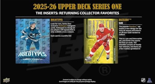 Upper Deck 2025-26 Series 1 Hockey Binder Starter Kit - 4