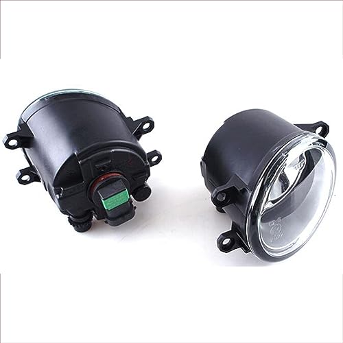 2Pcs 55W Conjunto De Faróis De Nevoeiro Dianteiros 12V Lâmpada De Circulação Diurna Halógena Amarela