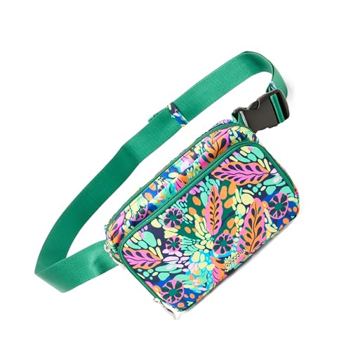 Image of Baggallini Modern Belt Bag 5x8 Travel Fanny Pack Sling Bag Waistpack w /RFID Card Holder Water-resistant Crossbody Bag