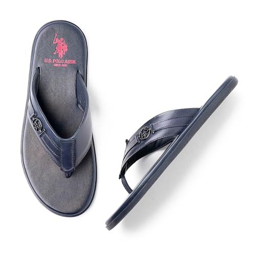 Image of U.S. POLO ASSN. Men's Leather Slipper