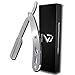 Produktbild Rasiermesser aus feinstem Edelstahl - Rasur Rasiermesser, Handgefertigter Edelstahl - Etui und 10 Ersatzklingen - Salon - Friseur - Rasiermesser - Optimal für eine präzise Rasur