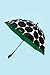 kate spade new york Bubble Umbrella in Cute Black Pattern for Adults, Use for Rain or Sun, Large Size, Joy Dot