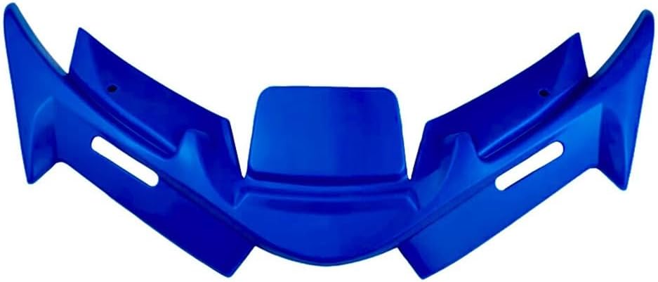 Motorcycle Front Fairing Winglet Fixed Spoiler Aerodynamic ABS Wind Deflector Compatible with Yamaha R15 V4 2021-2022 Black Blue