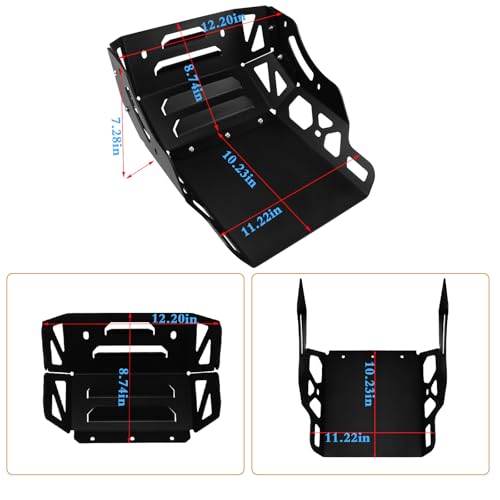 XIDAODIT Motorcycle Skid Bash Plate Engine Underbody Guard for CFMOTO IBEX 450 2024-2025 450MT MT450 450 MT 2023-UP Engine Protection Cover Bash Plate by XIDAODIT - Image 6