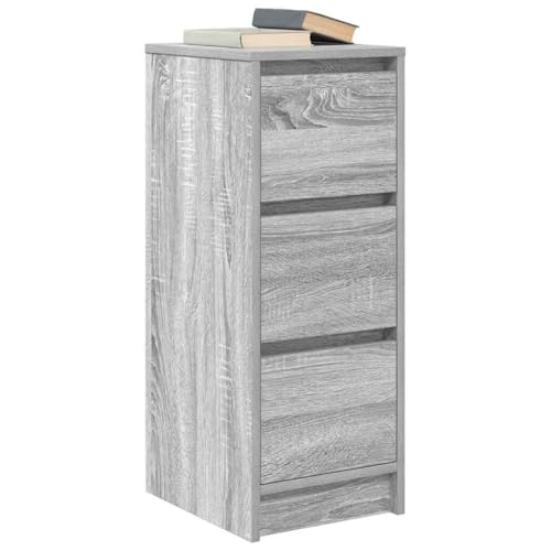 Cómoda de madera gris para optimizar el espacio de almacenamiento en el salón 5