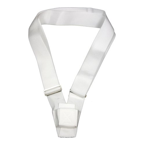 Annin Flagmakers 660007 Single Strap White Web Parade Belt
