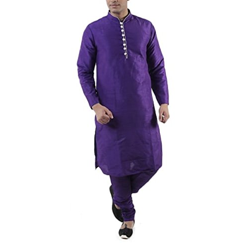 Image of Royal Kurta Men's Silk Blend Kurta Pyjama Set