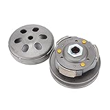 125-Mm-Glockenform & 137 Mm Außendurchmesser & 142 Mm Riemenscheibe, 19 Splines, Hintere Kupplungsset für GY6-/ Motors-Roller ATV Go-Kart, Ersatz für Taotao, Eaglecraft, Tank