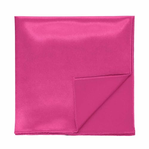 Image of tiemart Solid Color Pocket Squares for Men | For Suits, Perfect for Wedding Parties, 12 x 12 inch / 30 x 30 cm