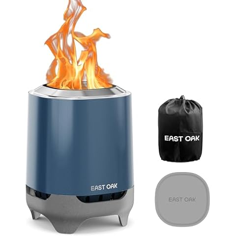 EAST OAK Mini Brasero Extérieur 25,7 x 17,8 cm Cover
