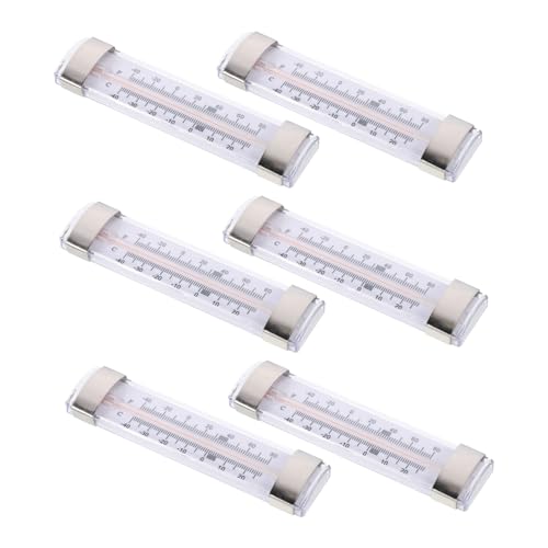 CIYODO 6piezas Termómetro Nevera y Congelador Medidor De Alta Precisión Práctico y Duradero