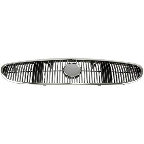 Replacement Premium Plus Grille Chrome & Black Insert Front Mechanics Choice for 97-02 Buick Century
