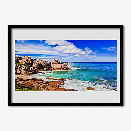 Photo murale salon de qualité supérieure avec son affiche encadrée haut de gamme 70x50