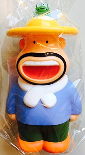 Meiji ノベルティ ソフビ貯金箱 カールおじさん カエル付きバージョン グッズ 19㎝