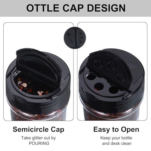 QUARKZMAN Holografischer Grober Glitzer 3.5 Oz/100 G Laser Lila Holografischer Glitzer Puder Gemischte Grobe und Feine Flocken Schillernde Pailletten für Nägel