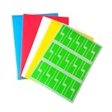 Autocollants de papeterie de couleur unie : la surface lisse vous permet d'écrire facilement, écrivez simplement les noms directement sur les étiquettes, autocollants d'étiquettes de câble réseau