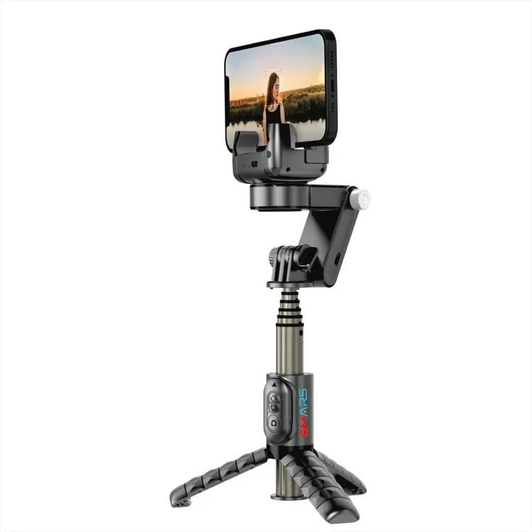 SMARS Q18 1-Axis Gimbal Stabilizer with Extendable Selfie Stick Tripod, Fill Light & 360° Face Tracking | Auto Balance, Remote Control for iPhone & Android-image-32