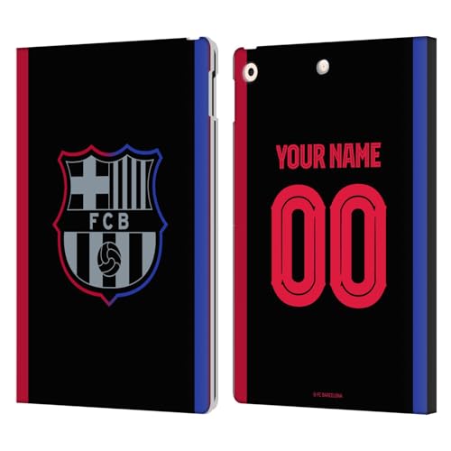 Étui iPad 10.2 FC Barcelona Head Case Designs en cuir personnalisé pour supporter du Barça