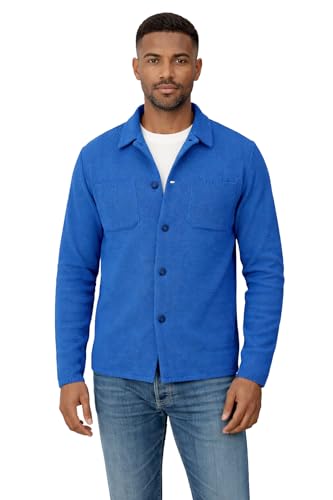 Veste chemise en coton homme style classique sportive pour le weekend