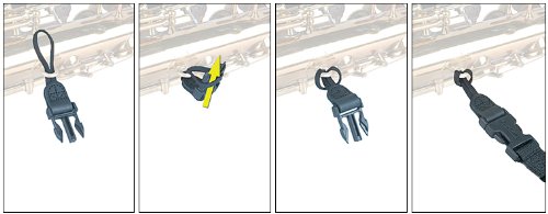 Neotech Soft Sax, Black, X-Long, Loop Saxophone Strap (1901272) #TOP1