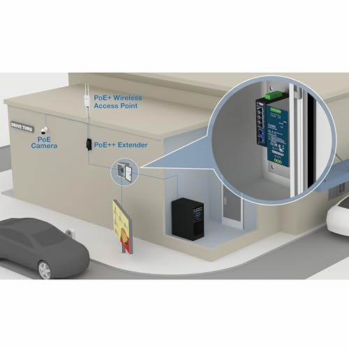 Switch industriel 2.5G Trendnet robuste 6 ports avec boîtier rail DIN - 7
