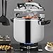 42.3 Quart Stainless Steel Pressure Cooker, 60Kpa Pressure Stewing Pot w/Alarm Device, Pressure Cooker Pot for Cooking, 3 Heavy Security Systems, Works on All Stovetops (Induction Compatible)