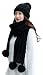 Bienvenu Women's Scarf and Hat 2pcs Set Knitted Warm Skullcaps Thicken Beanie Cap