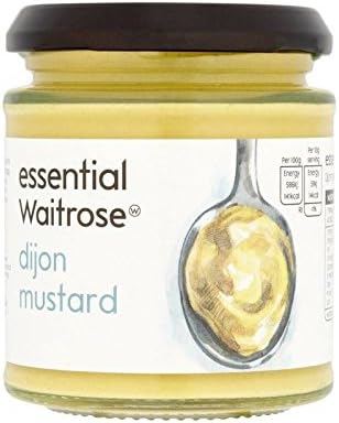 Dijon Mustard essential Waitrose 180g - Pack of 4