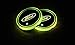 Heart Horse LED Cup Holder Lights, Car Logo Coaster with 7 Colors Changing USB Charging Mat, Luminescent Cup Pad Interior Atmosphere Lamp Decoration Light (2 PCS， Waterproof)