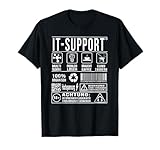 IT Support Lustiger Spruch für Admins User Helpdesk T-Shirt