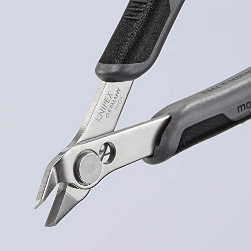 Corte sin dañar microchips con Electronic Super Knips XL KNIPEX alicates ESD acero inoxidable 7