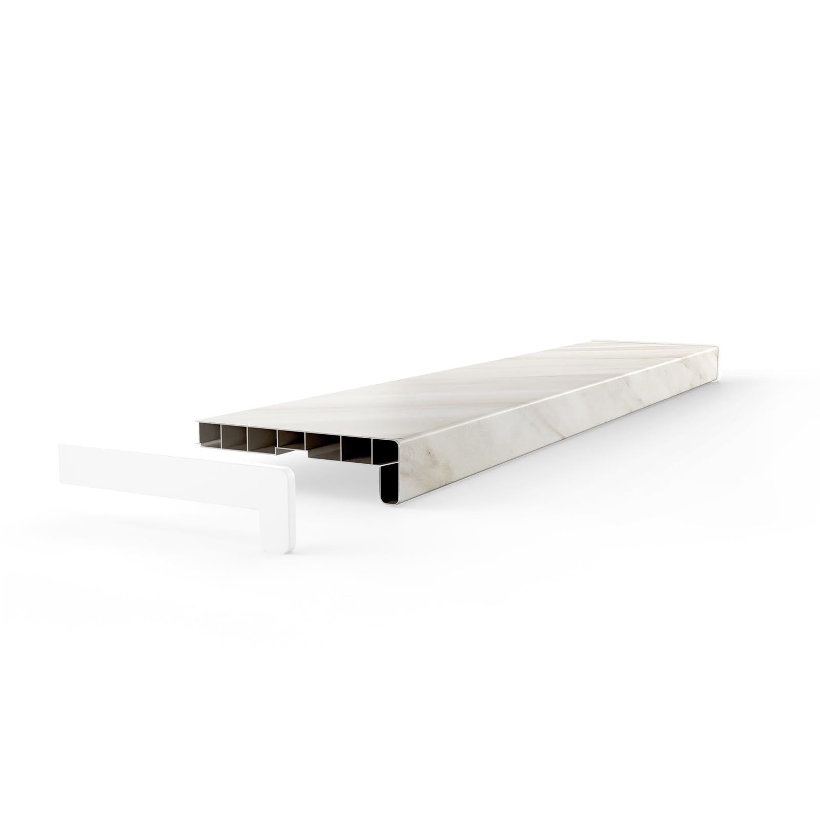 Alféizar De PVC Mármol 15x80 Cm – Resistente A Humedad Y Fácil Limpieza