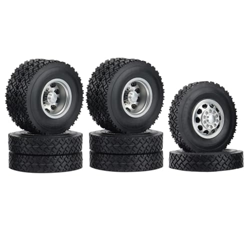 Pièces de voiture pneu roue ensemble complet métal contre usure camion RC