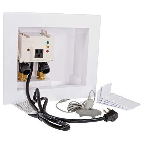 Watts A2C-WB-M1 1/2 in Automatic Washing Machine Shutoff Valve with Leak Sensor, Inlet Adapters