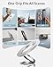 ESR for MagSafe Phone Grip, Dual-Side Magnetic Phone Grip,360° Adjustable Thin Magnetic Ring Holder Stand,for iPhone 17 16 15 14 13 12, Samsung,All Phones, MagSafe Accessories (2 Metal Rings Included)