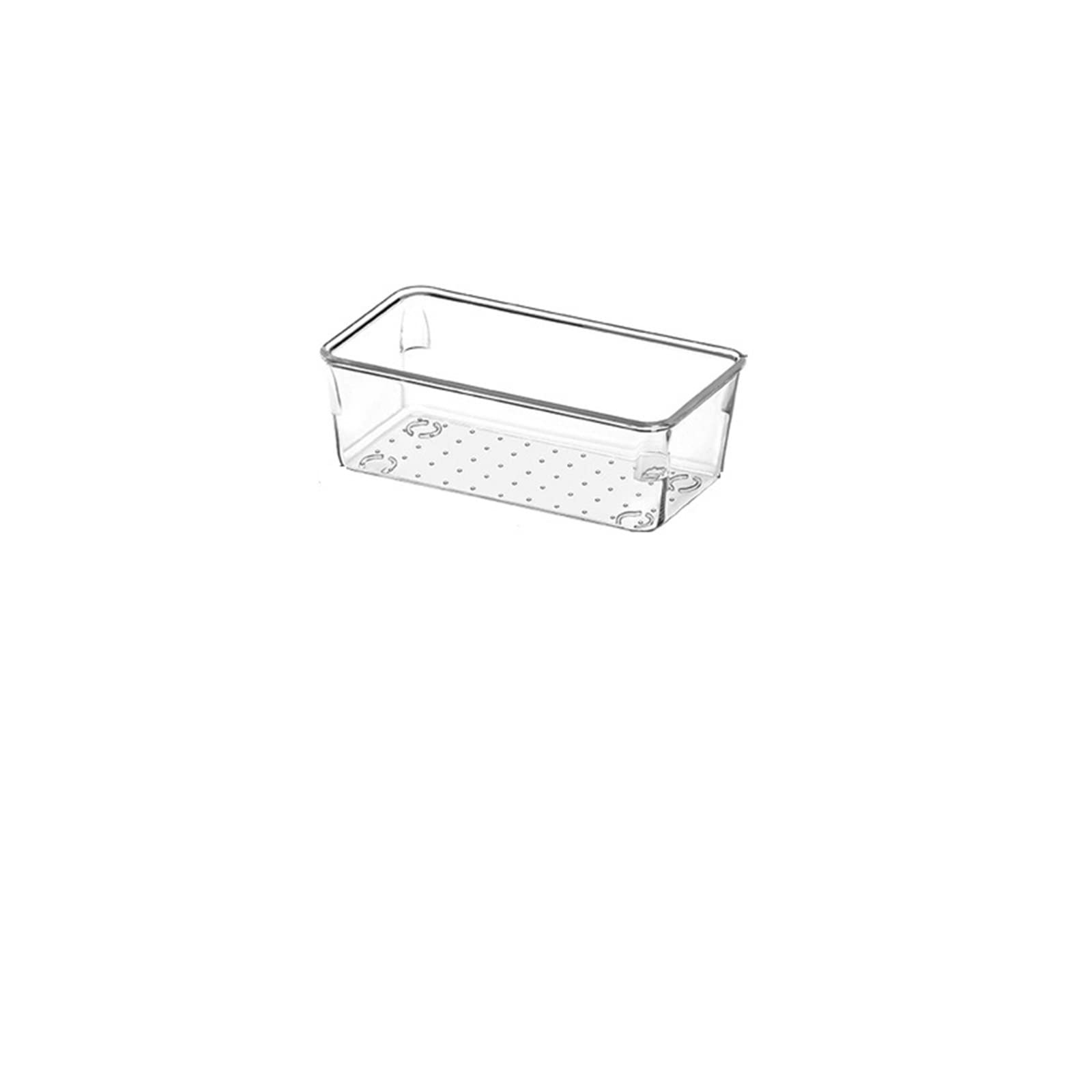 Organisateur pour cosmétiques en acrylique pur effet cristal amovible
