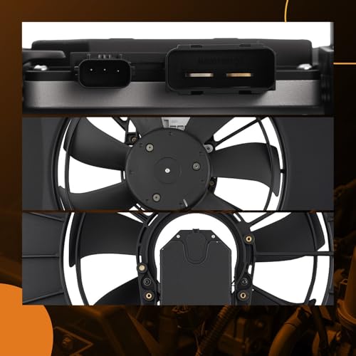 Image of maXpeedingrods Radiator and Condenser Fan Assembly w /Brushless Motor for Honda CR-V 2020 2021 2022 2.0L, HO3115180 190155TZH01 190205TZH01