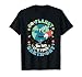 Cute Go Planet Its Your Earth Day 2026 Teacher Kids Groovy T-Shirt