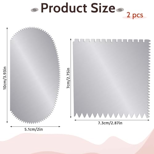 Steel Pottery Tools Serrated Scraper Clay Ribs Stainless Steel Sculpture Modeling Cutter Scraper Crafts Tool Ceramics Sculpting Tools Kits for Sculpting Texturing Artists Modeling Potter