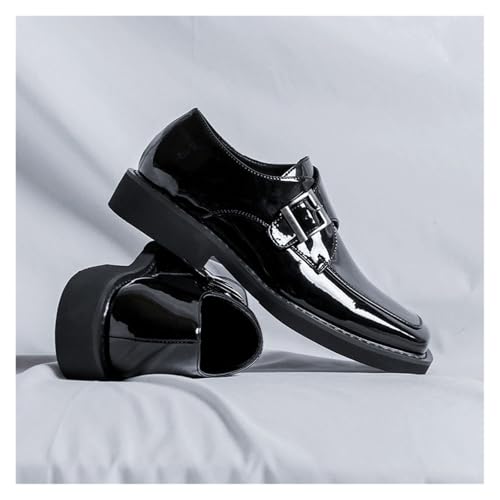 Dress Shoes for Men Men's Casual Leather Slip-On Loafers Breathable PU Leather Flat Shoes for Spring Autumn2