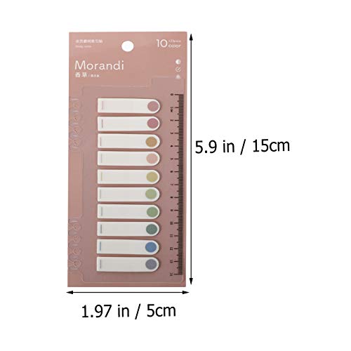 STOBOK 3 Conjuntos de Bandeiras Guias Marcadores de Página Guias de Página de Índice Adesivo Colorid