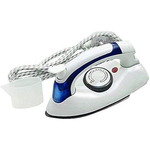 700W Non Stick Easy Folding Compact Travel Iron For Steam & Dry Ironing in Single/Dual Voltage by Janoon® (Dual Voltage Travel Iron) Cover