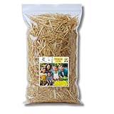 OLD TERRA NATURAL Paja de Cebada Premium (6L) - Cama 100% Natural para Conejos, Cobayas y Mascotas - Sin Polvo, Olor Agradable - Ideal para Nidos, Relleno y Manualidades
