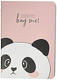 cuaderno a6 medidas Tamaño: 9 x 13,5 x 0,5 cm. Legami A6NOT0022 - Cuaderno de rayas, papel A6, diseño de oso panda