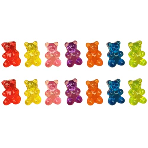 Clous d'oreilles ours anti-gêne légers et multicolores pour lobes sensibles
