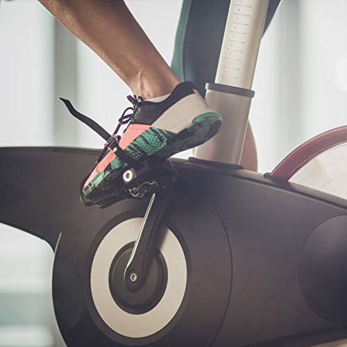 BESPORTBLE Pedais da Bicicleta Com Clips Dedo Do Pé Gaiola E Tiras De Fitness Exercício Spin Bike Pe