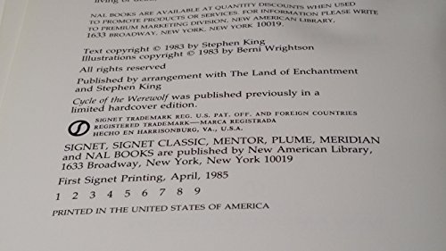 Cycle of the Werewolf 0451821114 Book Cover