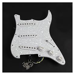 BIPROS 5 Pickguard SSS précâblé Guitare Pickguard décalés micros 50/50/52mm for Guitare FD Strat (Color : Nero) - Les Beatles, Paul McCartney, John Lennon, RIngo Starr, George Harrison BIPROS 5 Pickguard SSS précâblé Guitare Pickguard décalés micros 50/50/52mm for Guitare FD Strat (Color : Nero) – Image 4