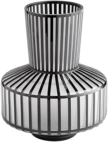 Lined Up - Vase-11.75 Inches Tall and 9.5 Inches Wide