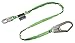 Honeywell 219M-Z7/6FTGN Miller Manyard II 219M Green Polyester Webbing Shock, Absorbing Lanyard with Rebar Hook, 6